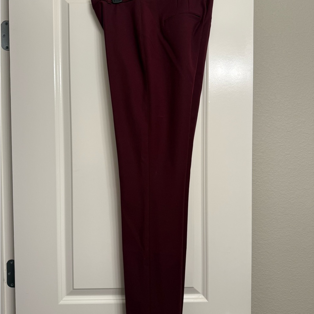 White House Black Market Burgundy Pants